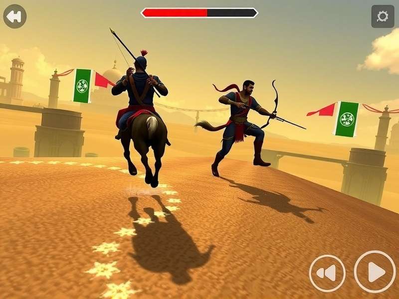 Intense Archery Combat in Indian Settings Archero India Warriors Gameplay Screenshot